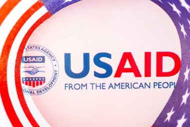 Qingdao, Çin-2 Şubat 2025: USAID, ABD hükümetinin dış yardım ve geliştirme yardımlarını yürüten kurumudur..