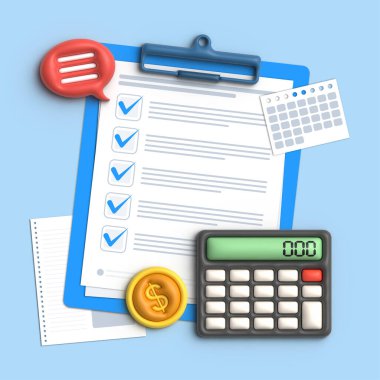 Hesap makinesi ile mali veri analizi mali raporlara bakıyor