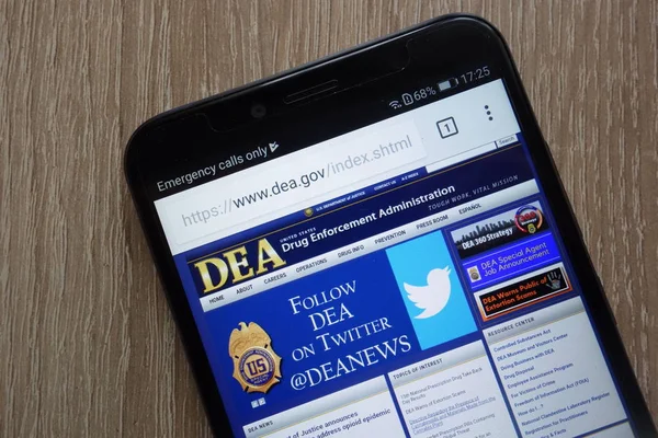 Konskie Polen Juli 2018 United States Drug Enforcement Administration Dea — Stockfoto