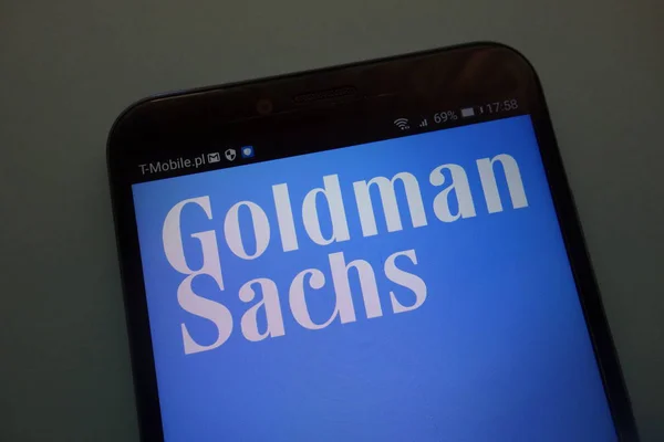 Konskie Polonia Settembre 2018 Logo Del Marchio Goldman Sachs Uno — Foto Stock