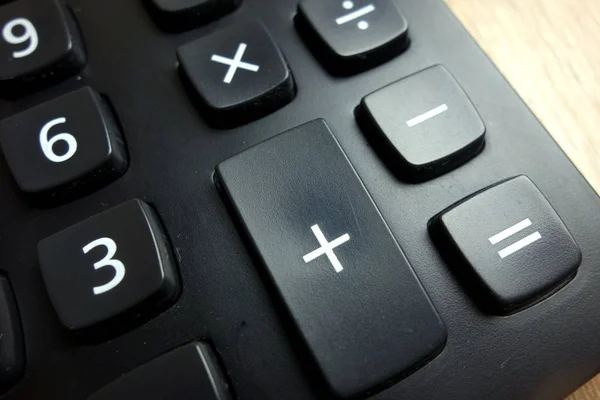 Кнопки Калькулятора Крупным Планом — стоковое фото