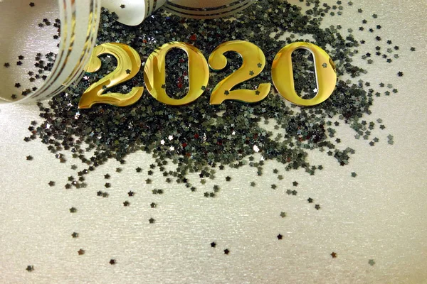 Gelukkig Nieuwjaar 2020 achtergrond concept — Stockfoto