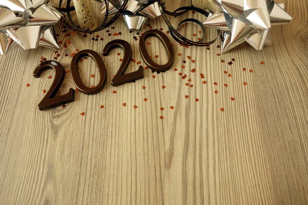 Gott nytt år 2020 hälsning — Stockfoto