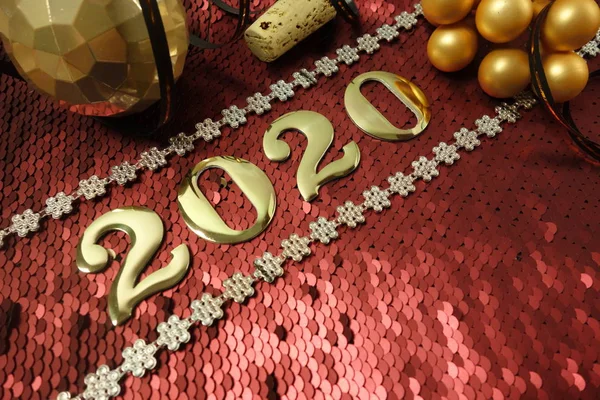 Šťastný nový rok 2020 pozadí — Stock fotografie