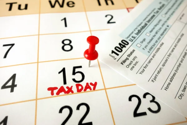 Μηνιαίο Ημερολόγιο Δείχνει Την Ημερομηνία Ιουλίου 2020 Σημειώνονται Φορολογική Ημέρα — Φωτογραφία Αρχείου