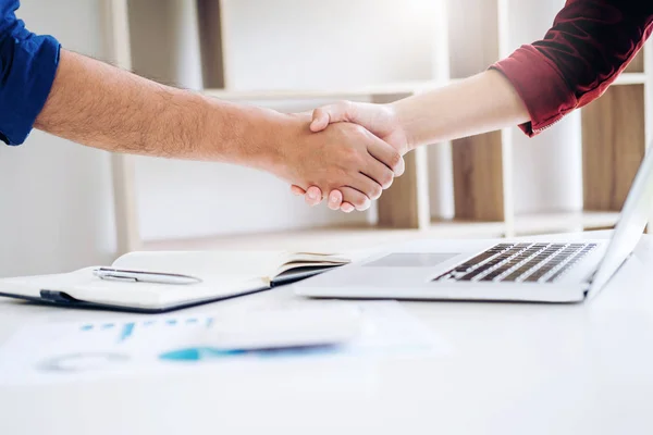 Business People Colleagues Shaking Hands Meeting Planning Strategy Analysis Concept — Stock Photo, Image