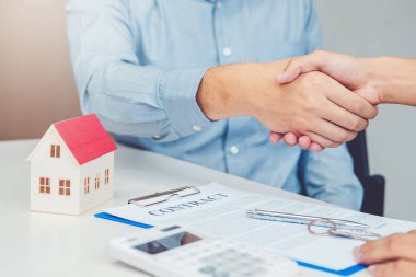 Satılık Ajan ve müşteri anlaşması ve işareti sözleşmesi sözleşme, sigortası konut kavramı