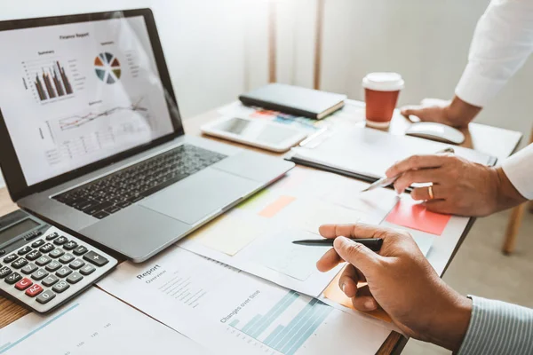 Multiracial creative team working together in modern office laug — Stock Photo, Image