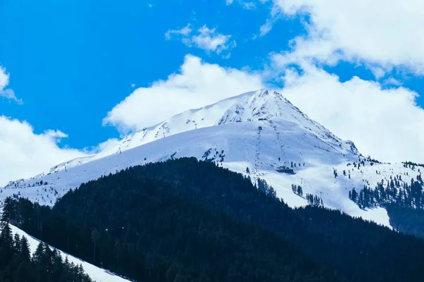 Tle Daszek Piękne Naturalne Zima Śnieg Lód Góry Hill Niebieskie — Zdjęcie stockowe