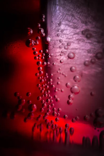 Fondo Científico Abstracto Rojo Antecedentes Macro Sangre Biológica — Foto de Stock