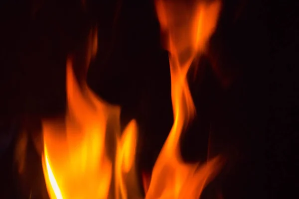 Яркое Яркое Яркое Пламя Горящее Дрова Камина Дрова Кирпич Костра — стоковое фото