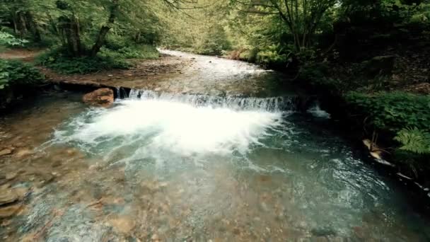 Raging fiume di montagna — Video Stock