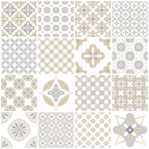 Geleneksel Portekiz fayansları azulejos. Tekstil tasarımı için klasik desen.