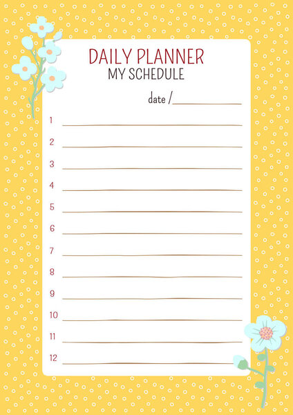 Векторная иллюстрация ежедневного планирования, заметок, списка покупок
.