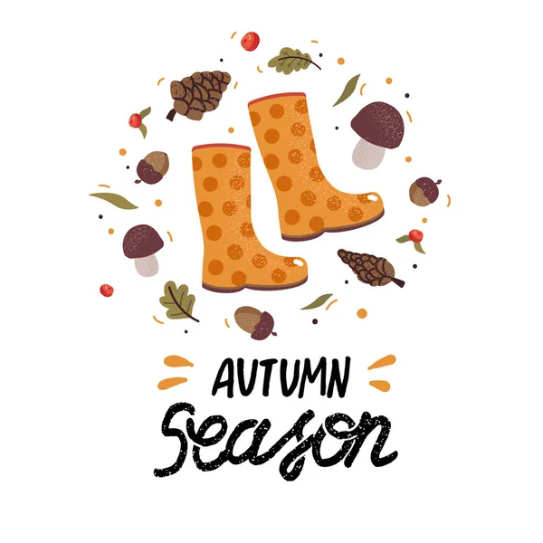 Vektör sonbahar çelengi