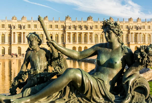 Paris France October 2014 Sculpture Versailles Palace Garden — Stock Photo, Image