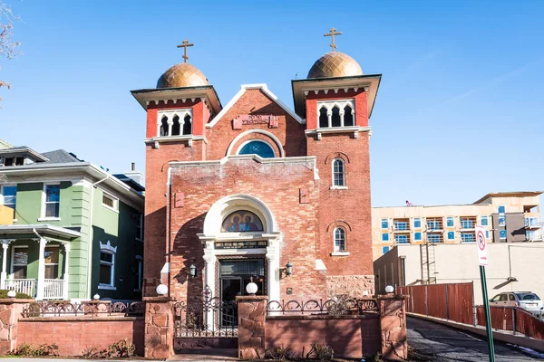 Construction Église Orthodoxe Des Saints Pierre Paul Salt Lake City — Photo