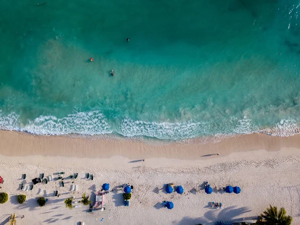 Vista aérea de la costa de Barbados en el Caribe — Foto de Stock