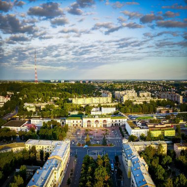Vitebsk, Beyaz Rusya'nın havadan görünümü