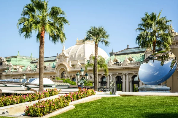 Entrada al Casino Monte Carlo en el Principado de Mónaco — Foto de Stock
