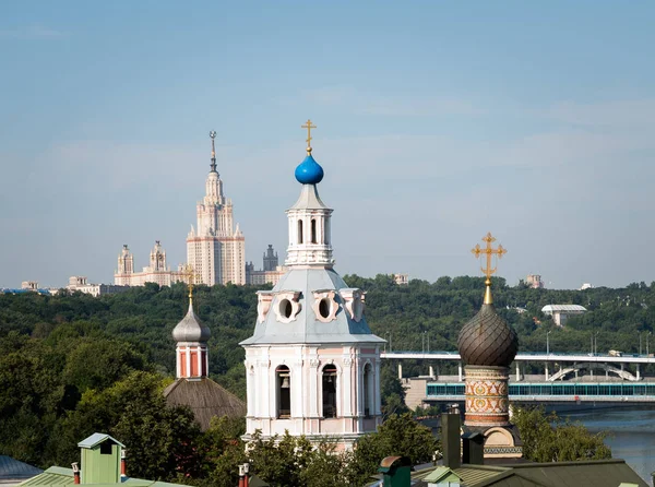 Moscow State University visto da RAS punto di vista — Foto Stock