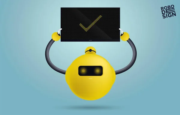 Farklı Poses Robot yenilik teknolojisi bilim kurgu gelecek sevimli küçük 3d Simgeler tasarım vektör illüstrasyon ayarlamak