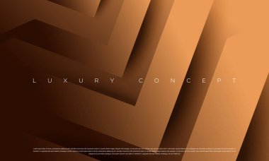 Lüks koyu altın külçe desen, altın çizgiler ve daireler ile siyah prim arka plan. Kurumsal kimlik, afiş, afiş, davet kartı, broşür, el ilanı vb için zengin arka plan...