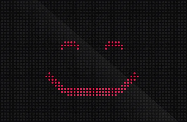 Siyah arka planda yalıtılmış led ekran makro dokusunun yaratıcı vektör çizimi. Sanat tasarım rgb diyot dikişsiz desen. Soyut kavram grafik televizyon projeksiyon ekran elemanı.