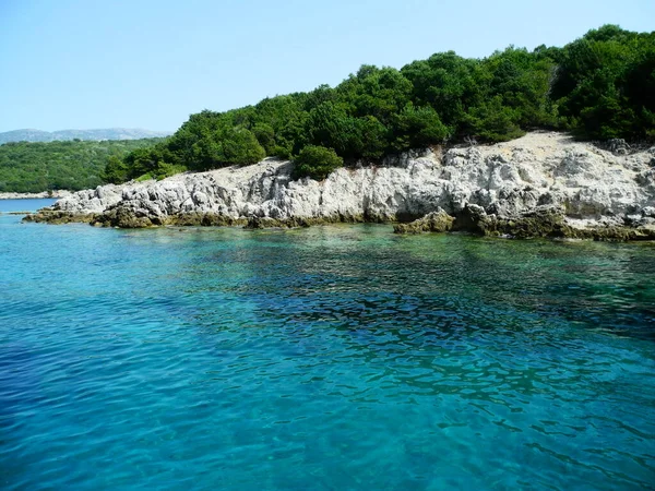 Issız Ada Akdeniz Yunanistan — Stok fotoğraf