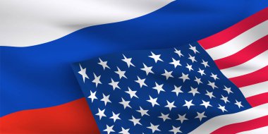 ABD, Rusya Federasyonu bayrakları