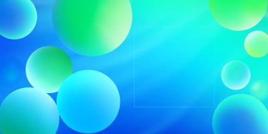 Trendy sıvı renk degrade şekiller kompozisyon. 