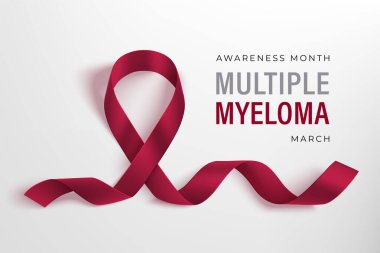 Multiple Myeloma Awareness banner. Healthcare vector design. clipart