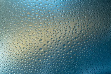 Mavi su damlalarıyla soyut arkaplan