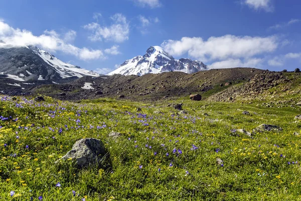 Vista Del Kazbek Cáucaso Georgia — Foto de Stock