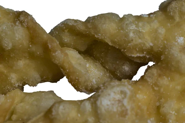 Macrophoto European Dessert Angel Wings Interesting Texture Deep Fried Dough — Stock Photo, Image