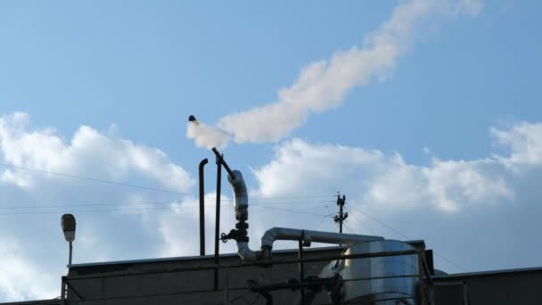 Contaminación Aire, empresas industriales . — Vídeos de Stock