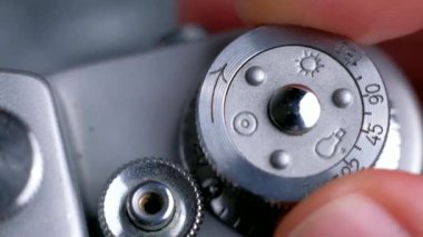 Klasik fotoğraf makinesi ayrıntıları
