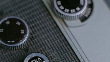 Klasik fotoğraf makinesi ayrıntıları
