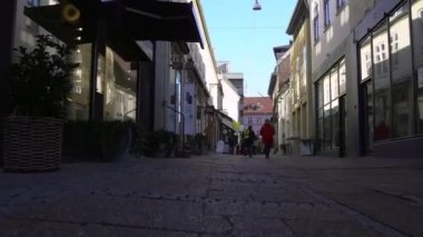 Aarhus 'taki Sankt Clemens Straede' den seyyar çekim..