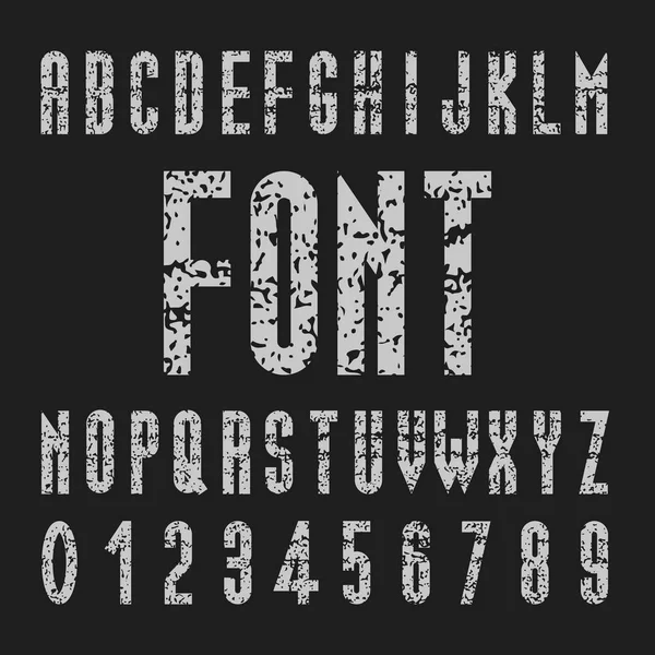 Create Alphabet Vector Font Design — Stock Vector