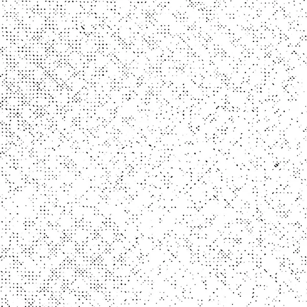 Grunge Textuur Witte Achtergrond Abstract Gestippelde Vector Stof Monochroom Halftone — Stockvector