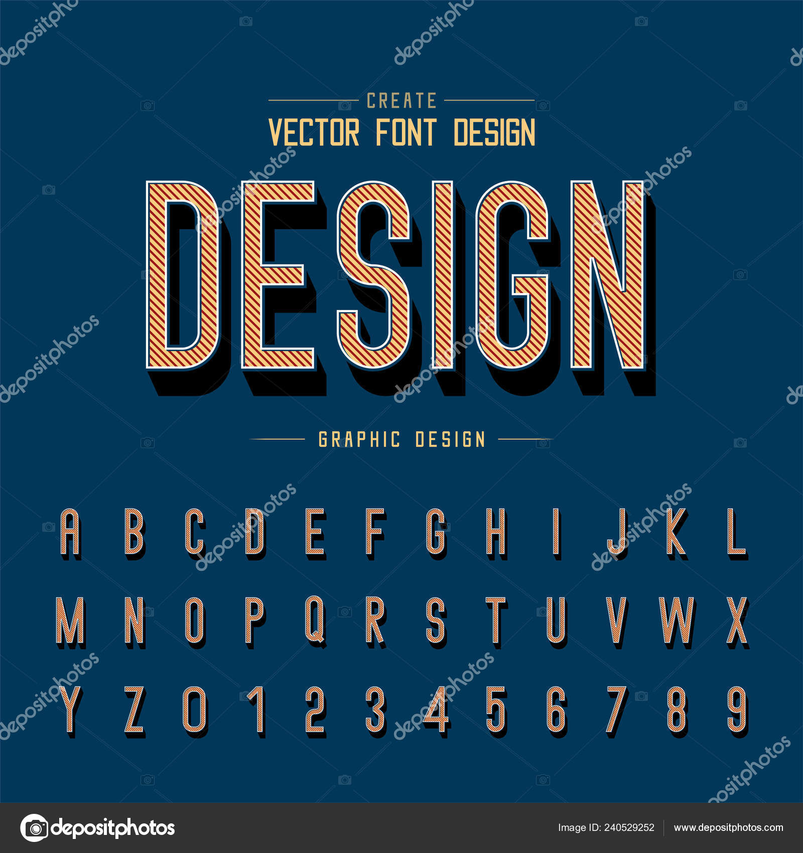 Font Alphabetical Vector Background Letter Text Graphic Art Design