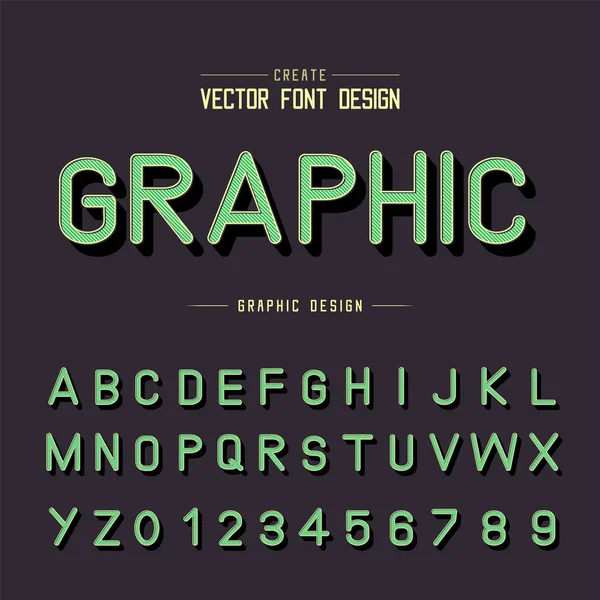 Lettertype Alfabetische Vector Achtergrond Letter Tekst Grafische Vormgeving — Stockvector