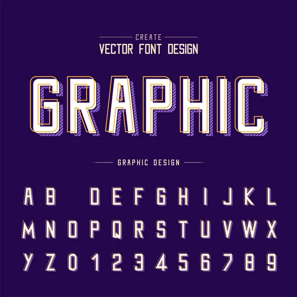 Lettertype Alfabetische Vector Achtergrond Letter Tekst Grafische Vormgeving — Stockvector