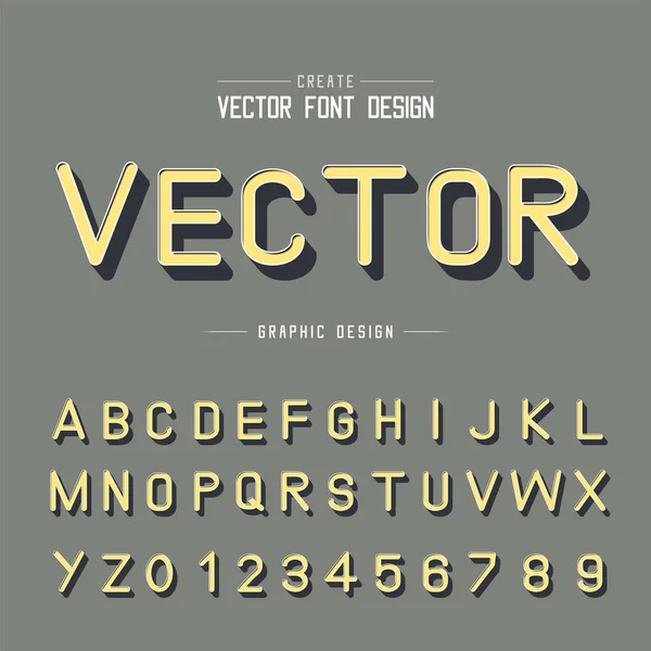 Lettertype Alfabetische Vector Achtergrond Letter Tekst Grafische Vormgeving — Stockvector