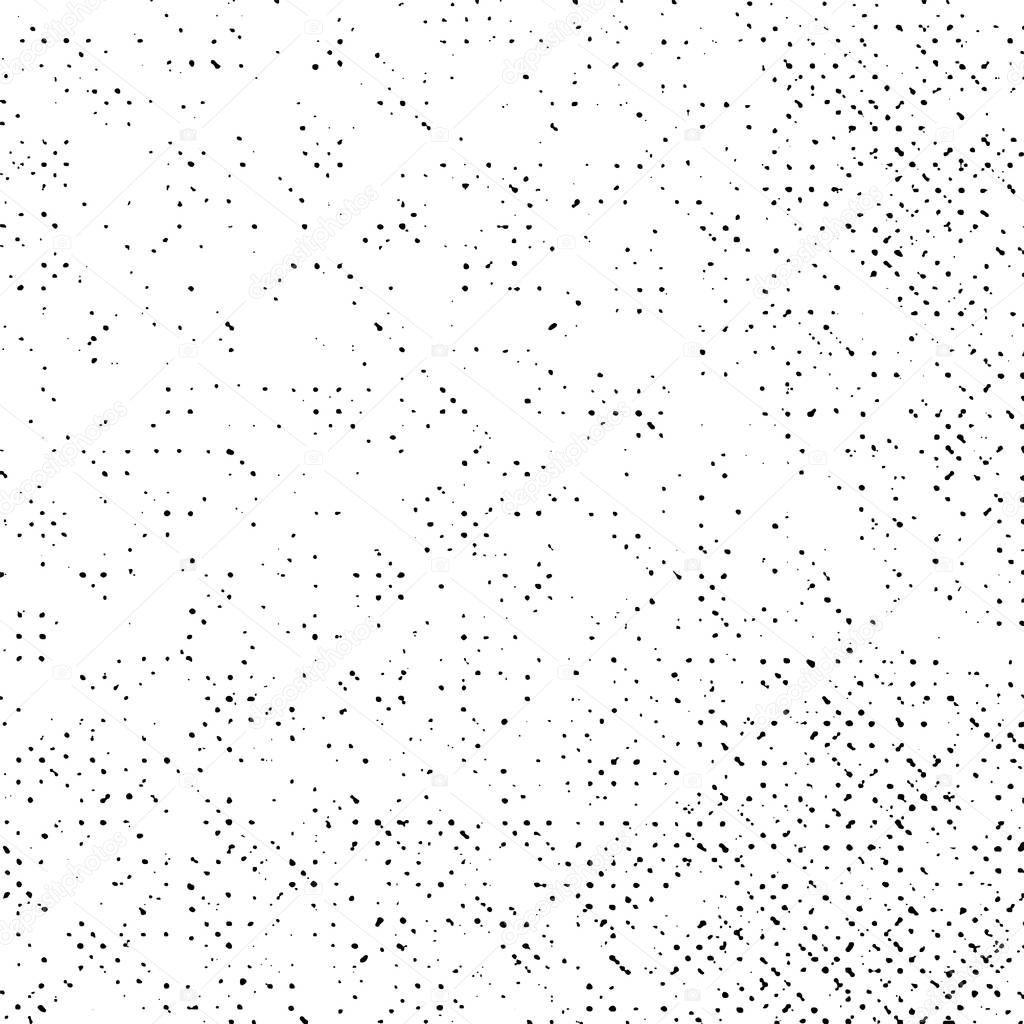 grunge texture on white background, abstract grungy vector, halftone dot, rough Monochrome design