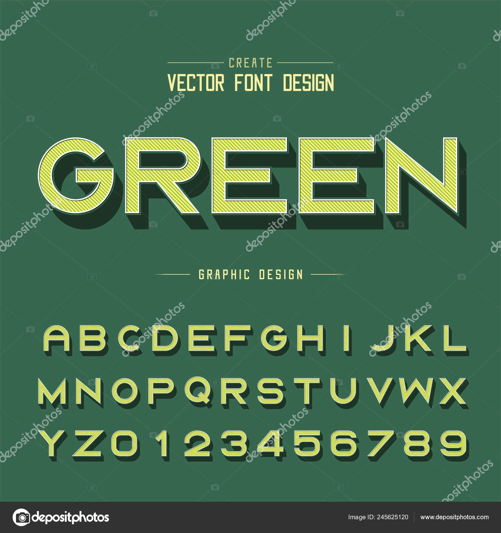 Font Alphabetical Vector Background Letter Text Graphic Art Design