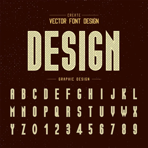 Font Alphabetical Vector Background Letter Text Graphic Art Design — Stock Vector