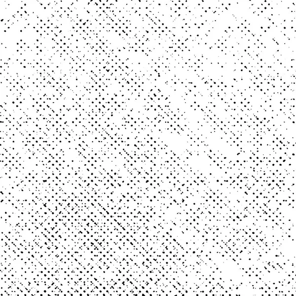 白い背景 抽象的なグランジ ベクトル ハーフトーン ドット モノクロの大まかなデザインにグランジ テクスチャ — ストックベクタ