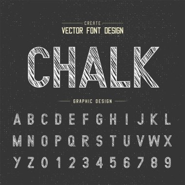 font ve alfabetik vektör arkaplan, harf ve metin grafik sanat tasarımı.